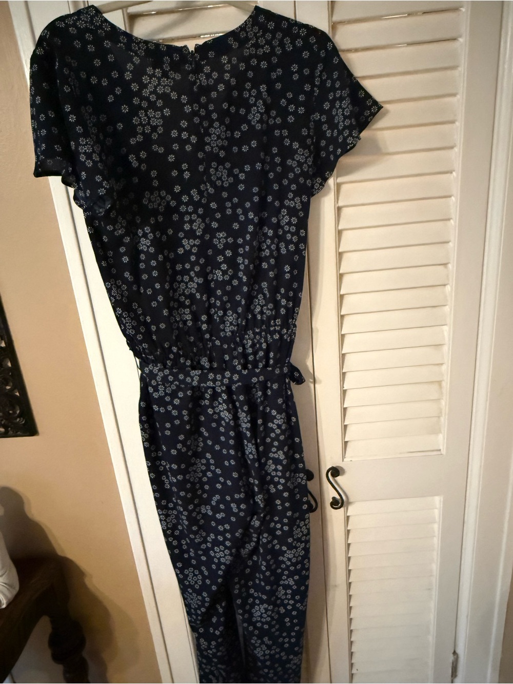 Vince Camuto Navy Floral Maxi Dress - Picture 4 of 6